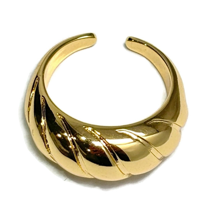 Capucine Gold Filled Twist Wide Band Ring 55.00