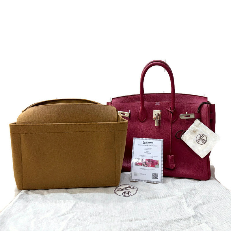 Hermes Birkin 35 Pre-Loved Burgundy Handbag Togo 19800.00