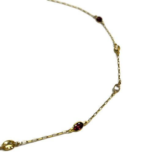 Gemstones By the Yard Necklace 895.00