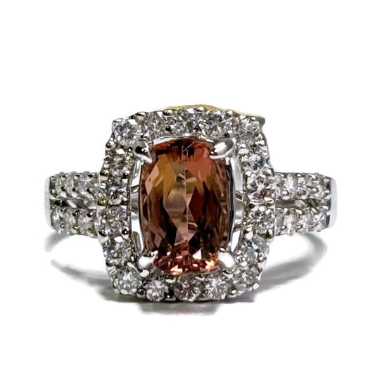 Pink Tourmaline & Diamond Ring(.85ct) 3900.00