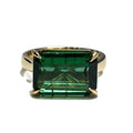 Emerald Cut Tourmaline Gold Ring By Laurel 4500.00