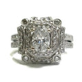 Diamond and White Gold Art Deco Ring 15000.00
