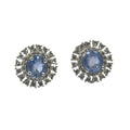 Diamond & Sapphire Earrings .50ct (Dia) 1.1ctw (Sap) 1800.00
