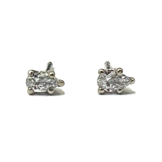Diamond Pear Stud Earring White Gold 0.17ctw 370.00