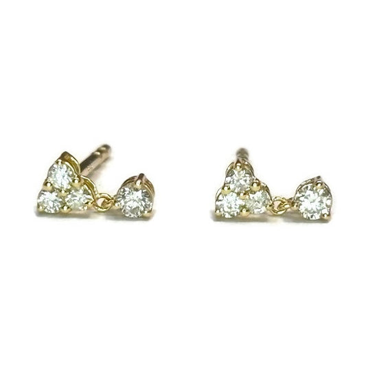 Diamond and Gold Dangle Earring 645.00