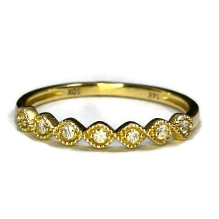 Diamond Band 14K Yellow Gold 820.00