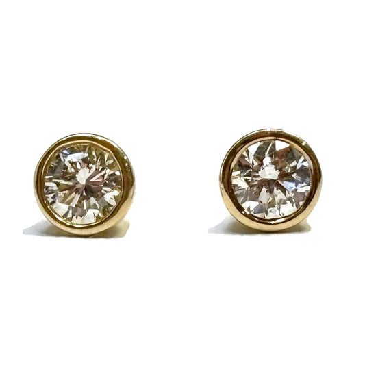 Bezel Post Studs 1/2cttw 2300.00