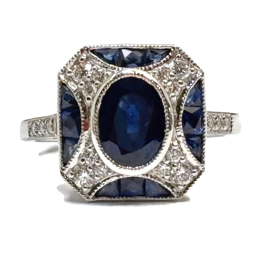Sapphire Vintage Style Ring 5200.00