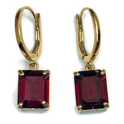 Rhodolite Garnet Dangle Earring 2900.00
