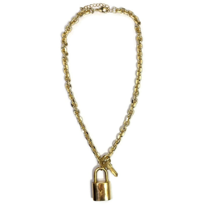 Louis Vuitton Lock and Key Necklace 200.00
