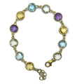 Citrine, Blue Topaz, Aquamarine and Amethyst Bracelet 450.00
