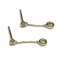 Diamond By Yard Gold Dangle Earring 1100.00
