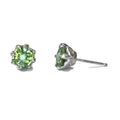 Tourmaline and White Gold Post Earring 1650.00