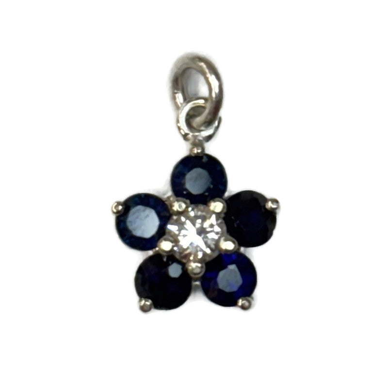 White Gold Sapphire and Diamond Charm 700.00