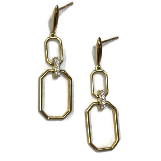 Yellow Gold and Diamond Dangle Earring 1200.00