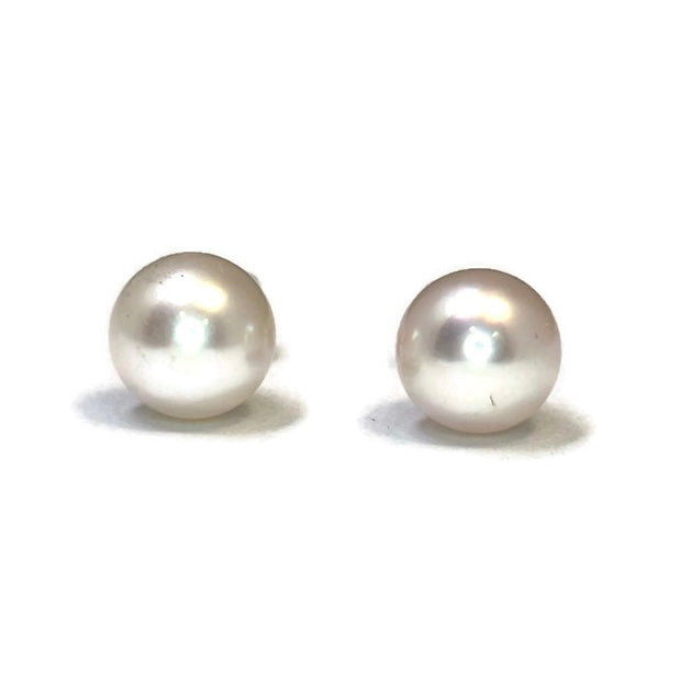 White Akoya AA Pearl Stud Earring 1600.00