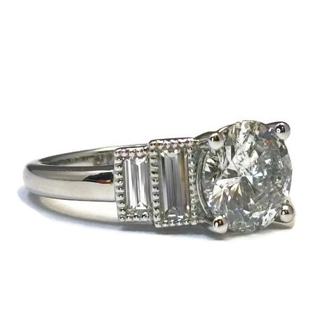Estate Five Stone Diamond Engagement Ring 14000.00
