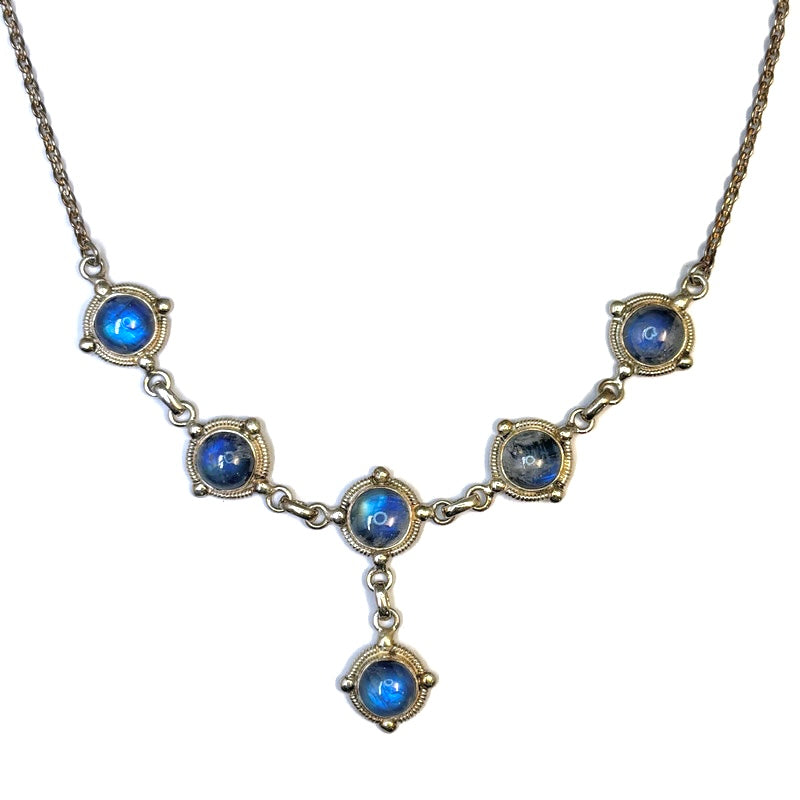 Rainbow Moonstone Necklace 300.00