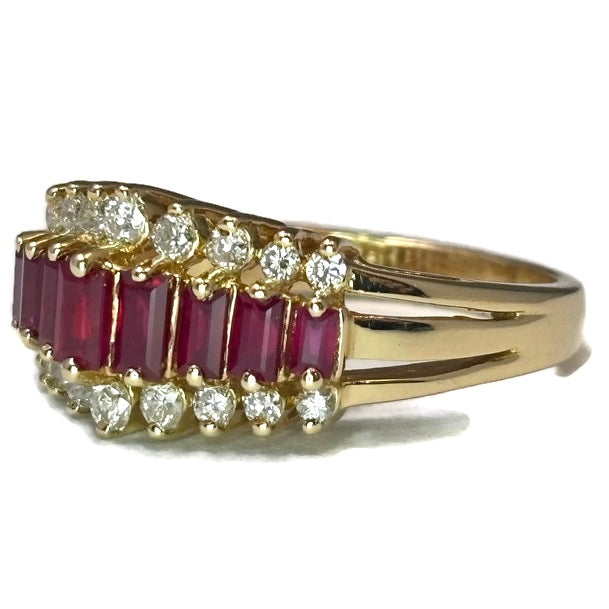 Ruby & Diamond Band (R 1.1ct, D 1.0ct) 5500.00