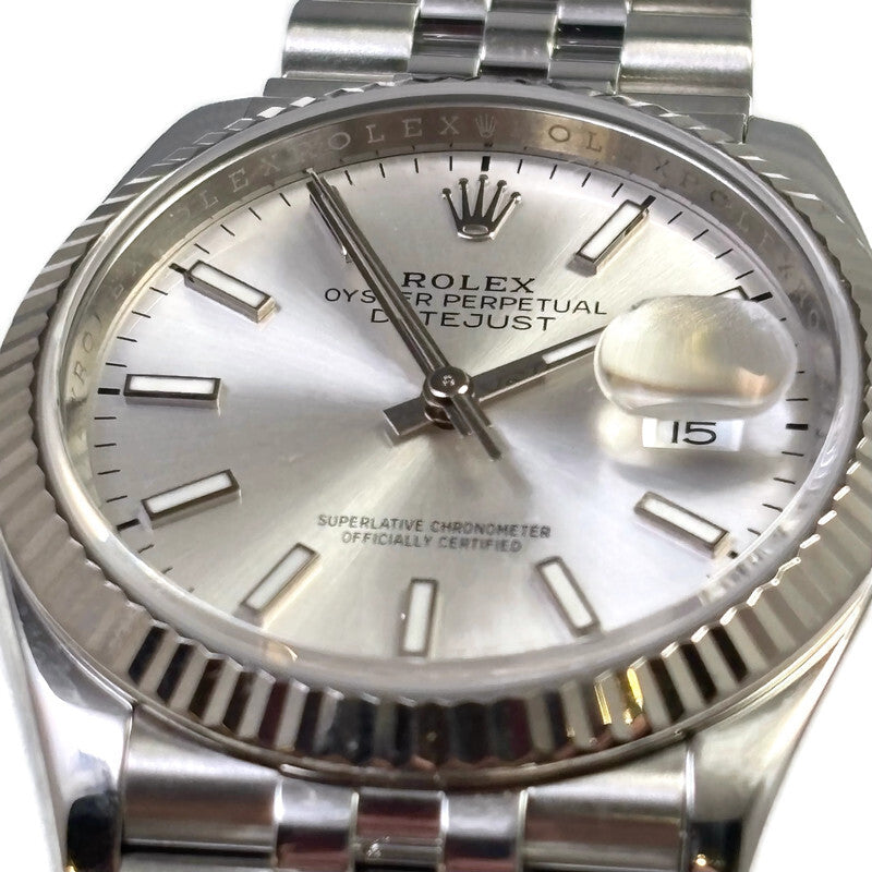 Stainless Steel 36mm Oyster Perpetual Datejust Rolex 13900.00