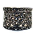 Sterling Silver Foil Back Band Antiqued 100.00