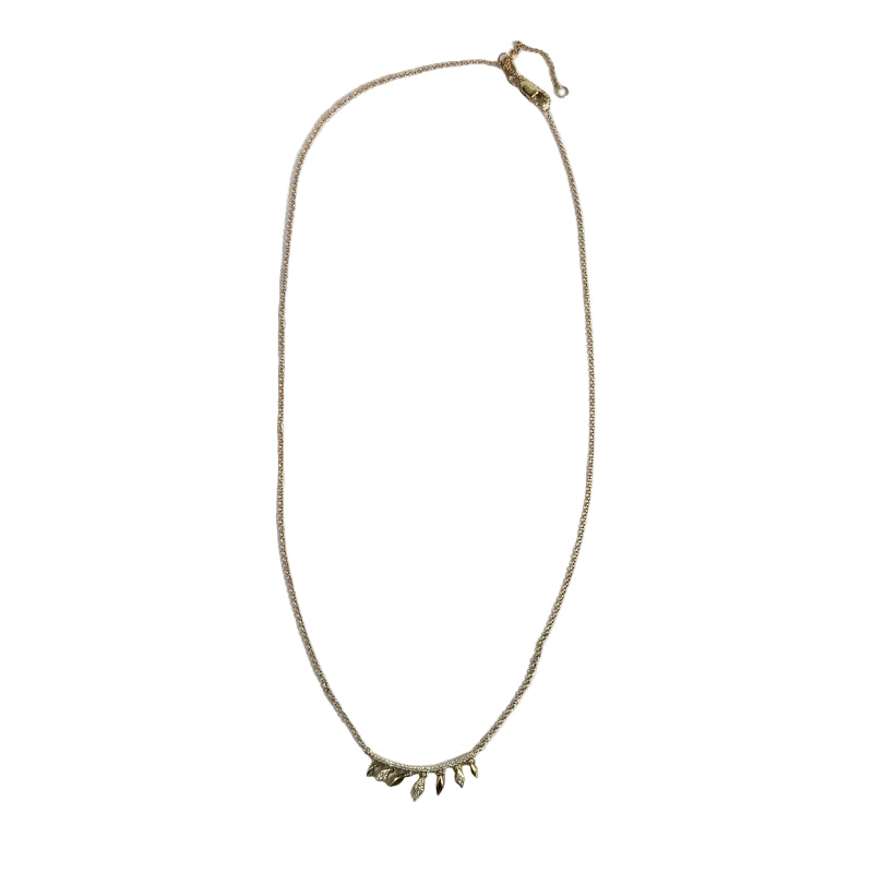 Yellow Gold Diamond Dangle Necklace 1900.00