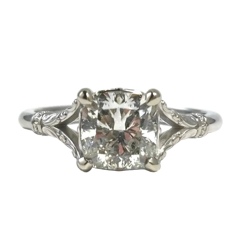 Cushion Solitaire Lab Diamond 1.91cts Ring 3500.00