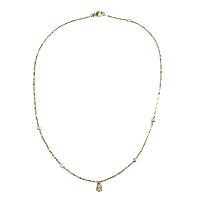 Diamond by Yard Necklace Mixed Shape 4250.00
