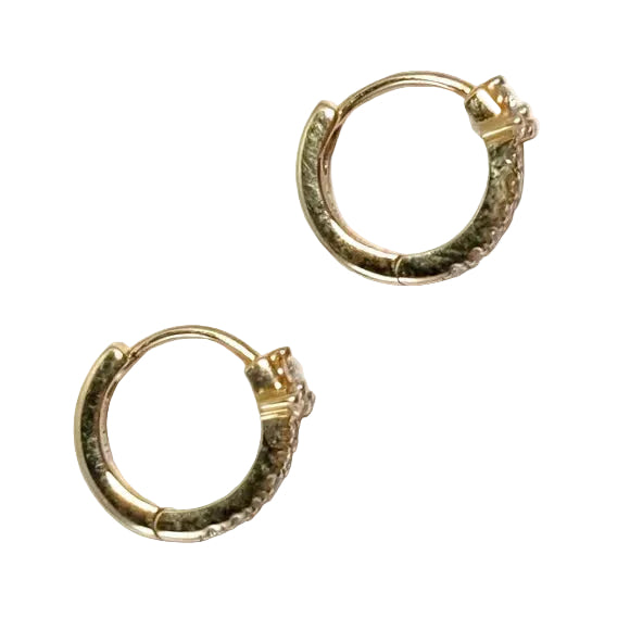 Diamond Hoop Huggies 1500.00