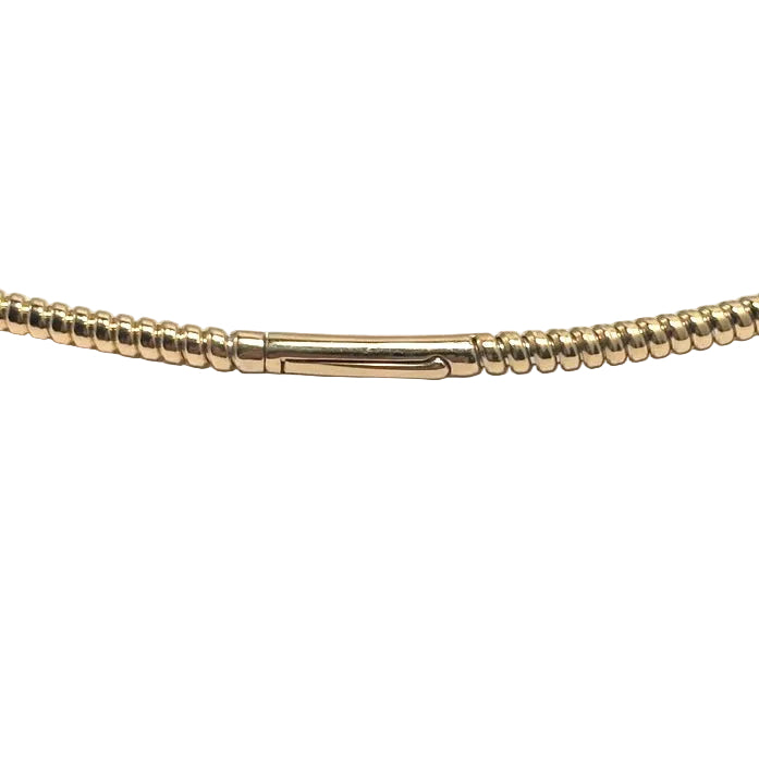 Antonio Papini Italian 18ky Diamond Omega Chain Necklace 11700.00