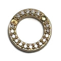 Yellow Gold and Diamond Carabiner 1300.00
