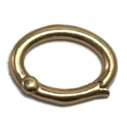 Yellow Gold Oval Carabiner 800.00