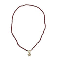 Garnet and Yellow Gold Charm Necklace (Strand ONLY) 340.00