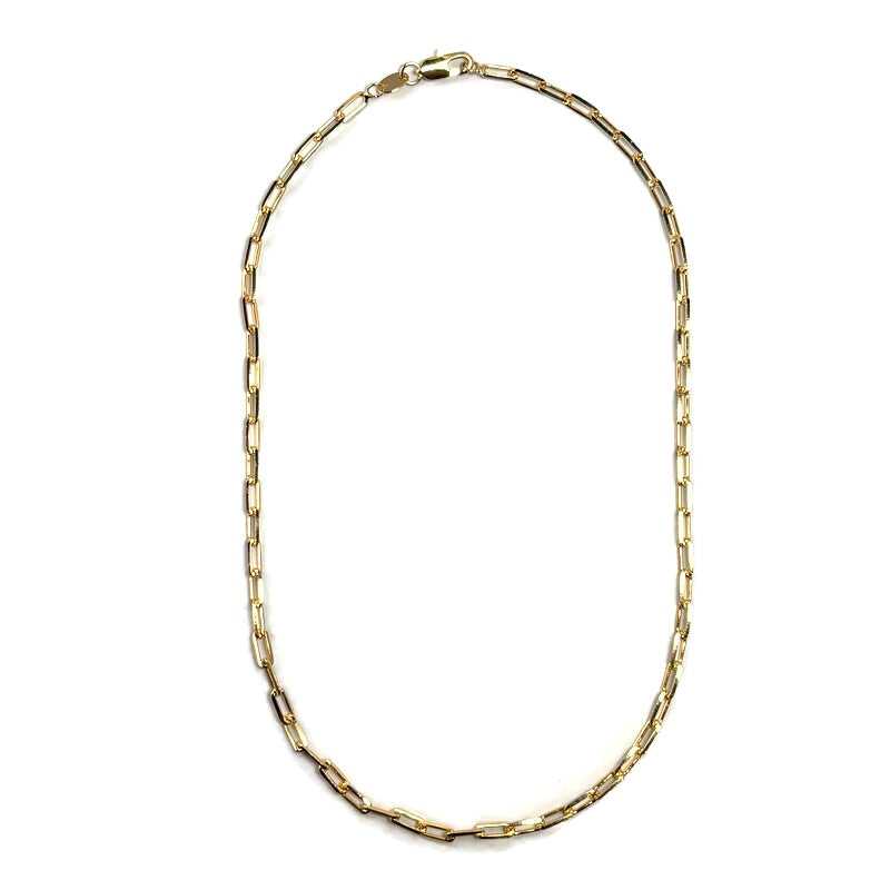 Hamilton Gold Filled Paperclip Chain 16"-18" 70.00 / 80.00