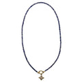 Iolite and Yellow Gold Charm Necklace (Strand ONLY) 400.00