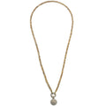 Citrine Faceted Yellow Gold Necklace (Strand ONLY) 400.00
