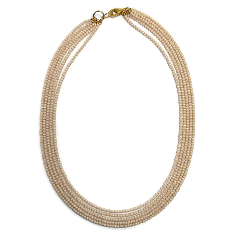 Cat's Eye 5 Strand Gold Filled Necklace 220.00