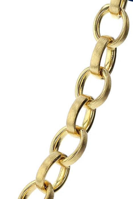 Piero Milano 18K Yellow Gold and Diamond Link Necklace 10000.00