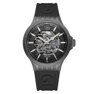 GLOCK Precision Men's Automatic Skeleton Watch Black/Black 699.00