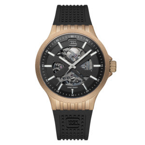 GLOCK Precision Men's Automatic Skeleton Watch Khaki/Black/Black 699.00