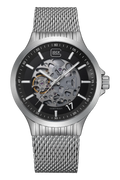 GLOCK Precision Men's Automatic Skeleton Watch Silver Titanium 749.00
