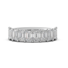 AVA Natural Diamond Em. Band 3ctw SI1 G/H 14k White Gold 12373.00