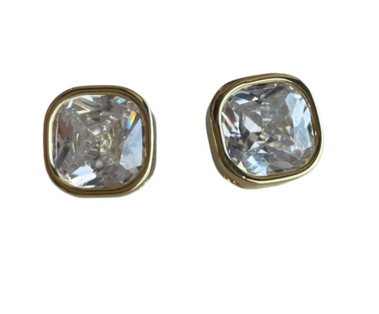 Hallie Gold Filled CZ Stud Earrings 60.00