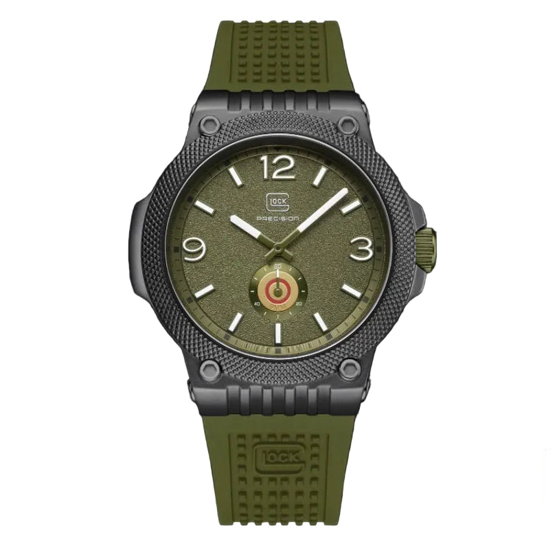 GLOCK Precision Men's Quartz Watch Black/Green 349.00