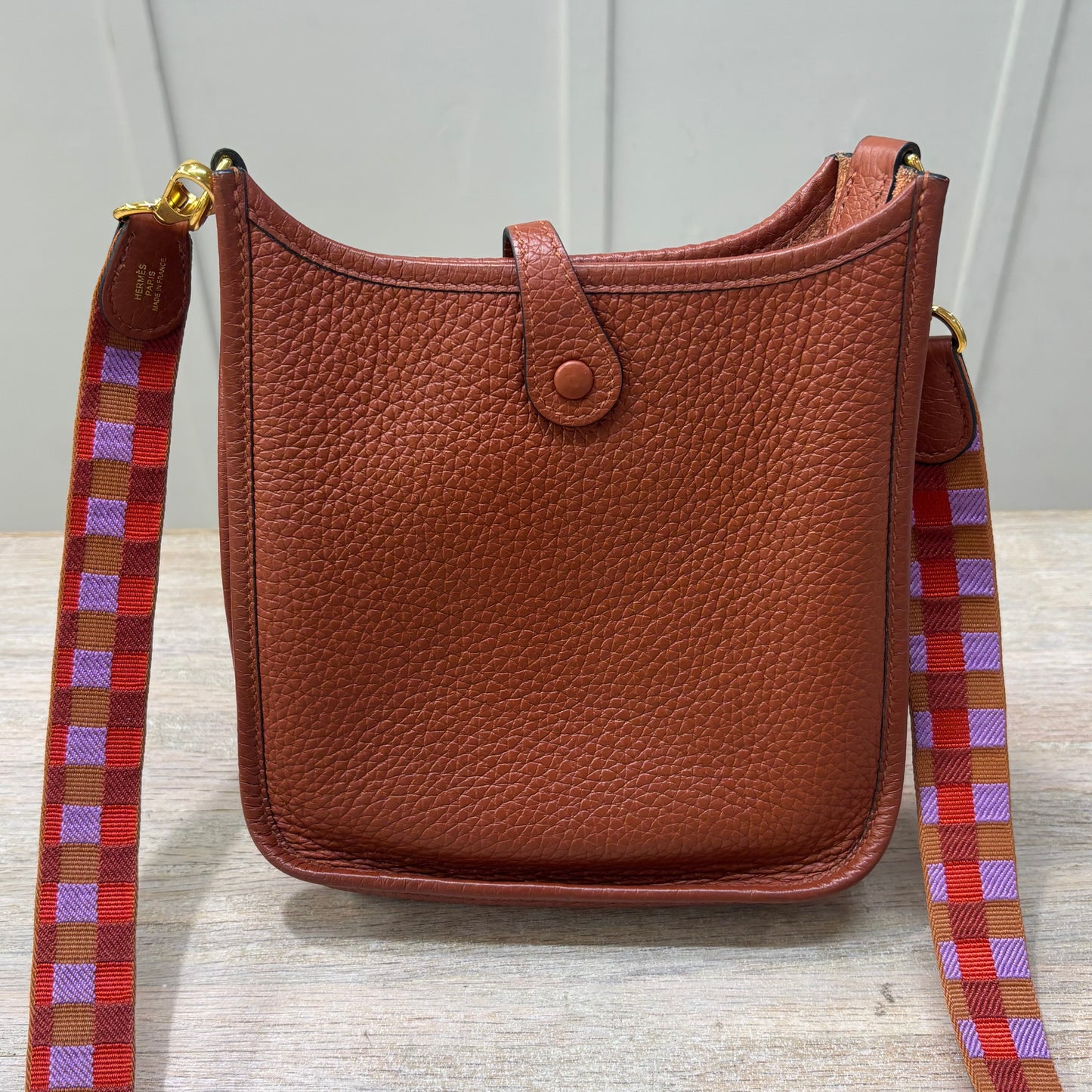 Hermes Evelyn Brown Small Bag 3400.00