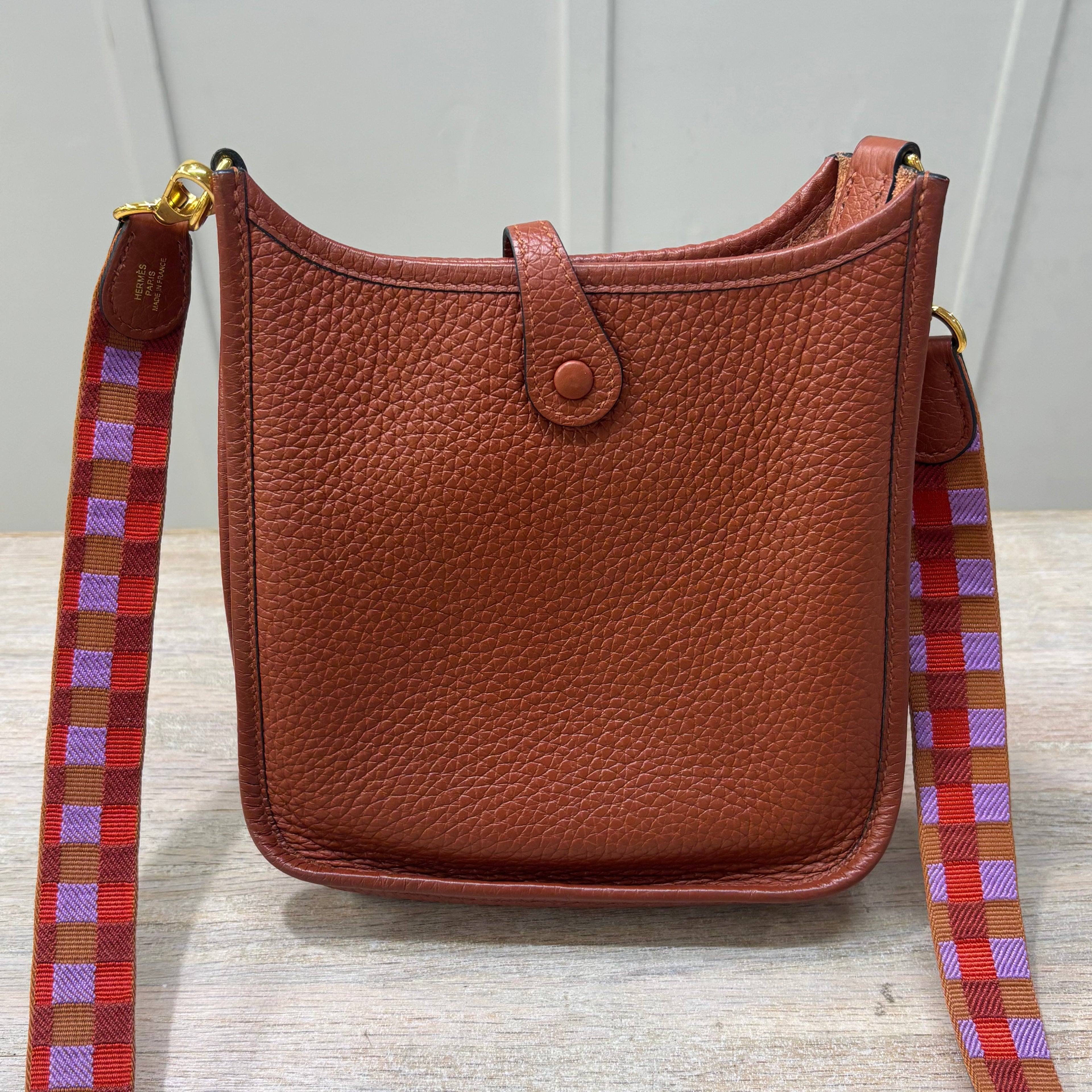 Hermes Evelyn Brown Small Bag 3400.00