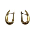 Chunky Italian Tapered Hoop Earrings 2050.00