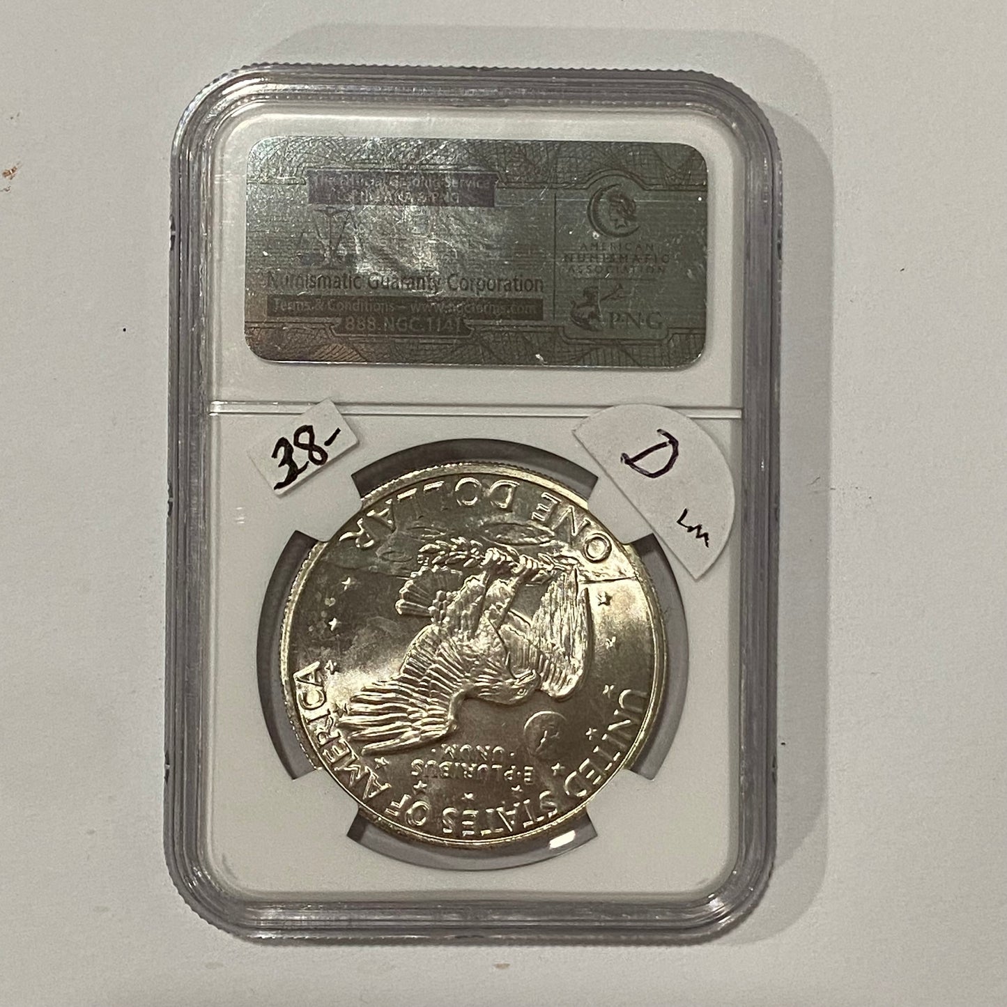 One Dollar Silver Coin 38.00