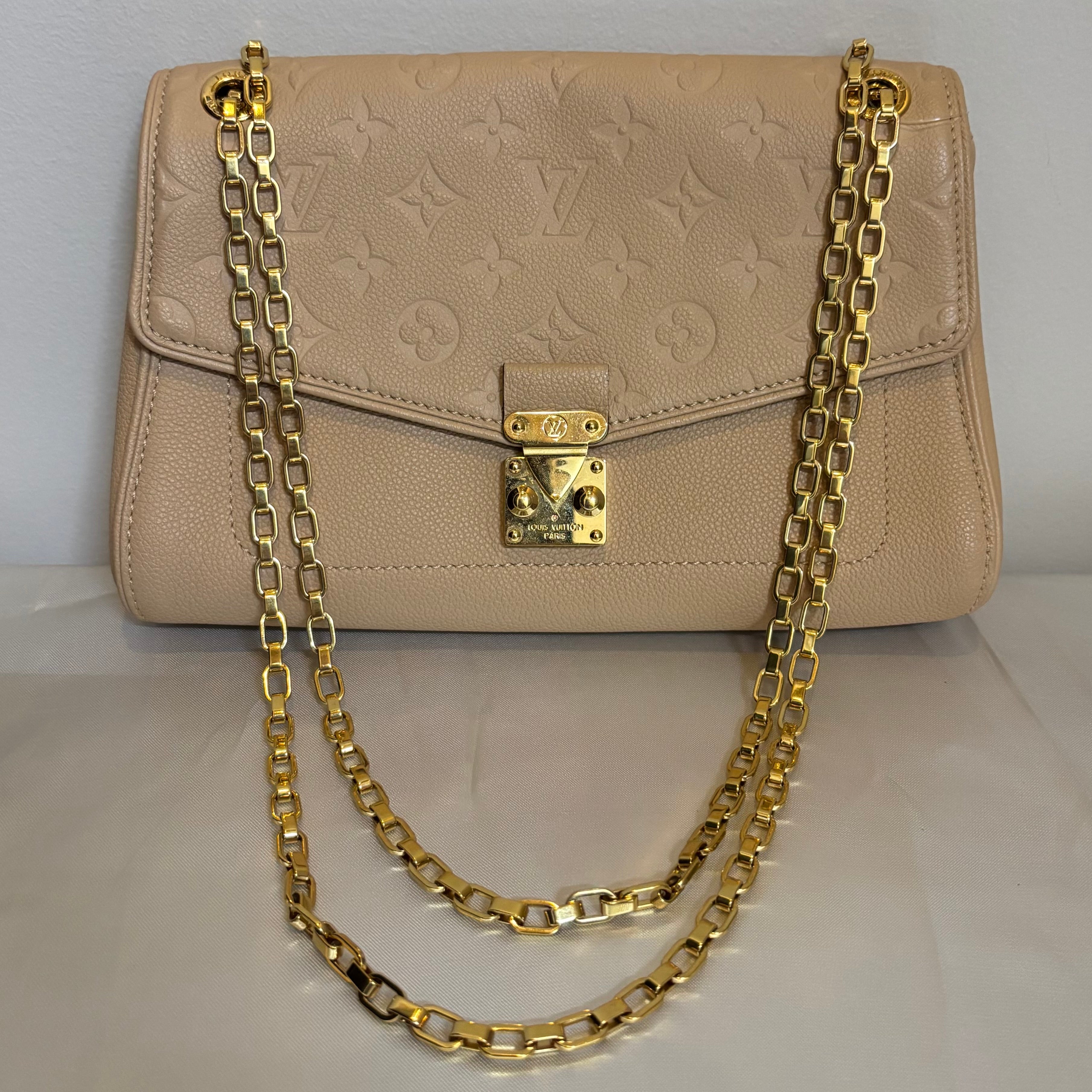 Louis Vuitton A Condition Empriente Saint Germain Beige PM 3500.00