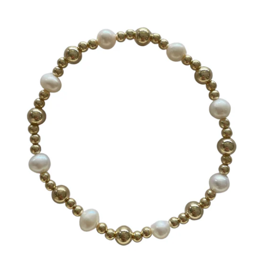 Marybeth Gold Filled Pearl Bracelet 95.00